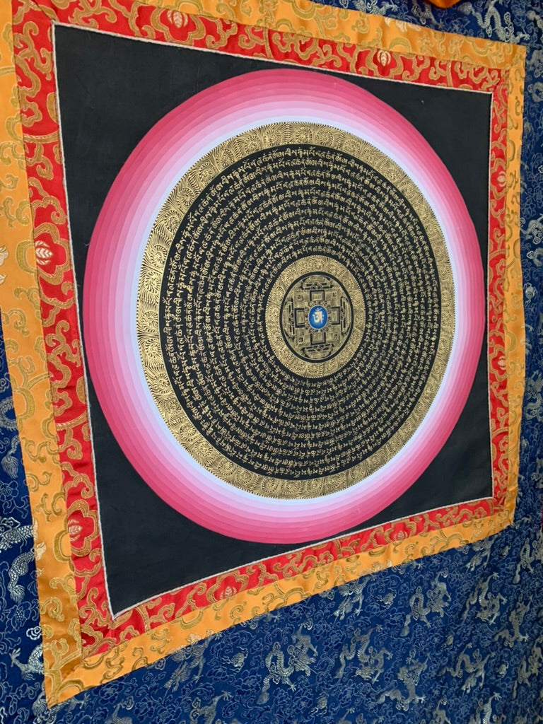 Om Mani Padme Hum Mandala Thangka