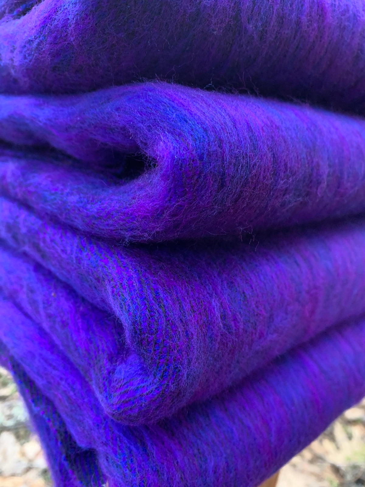 Himalayan Yak Wool Blanket - Purple