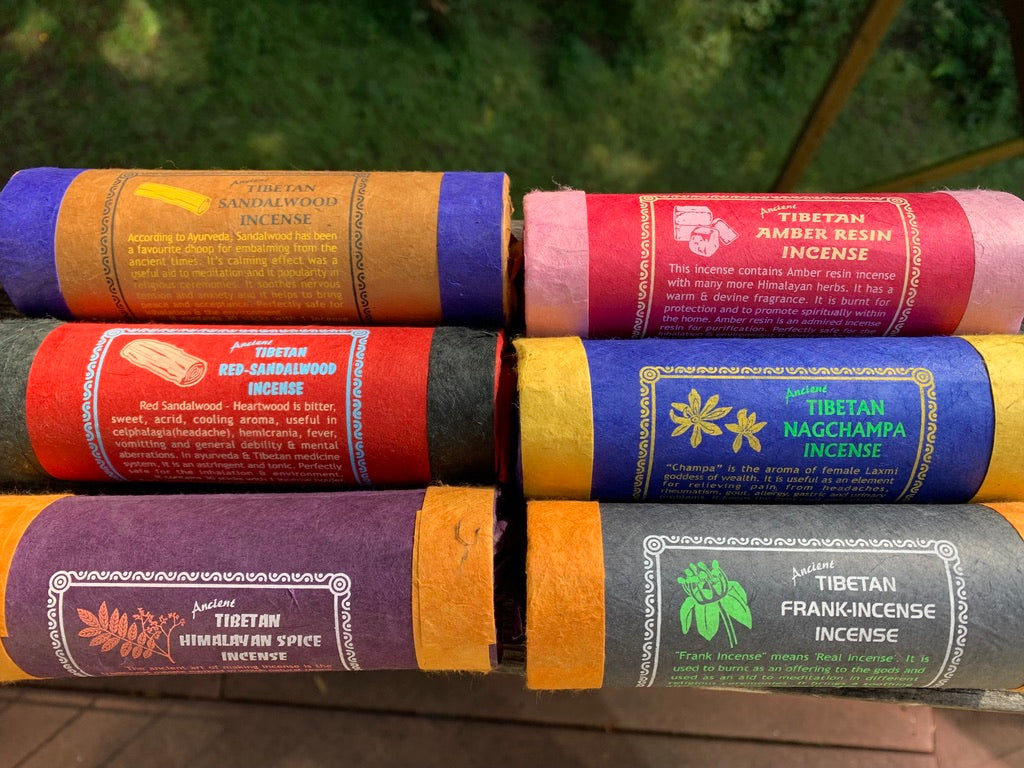 Ancient Tibetan Incense Series 6 Pack Collection