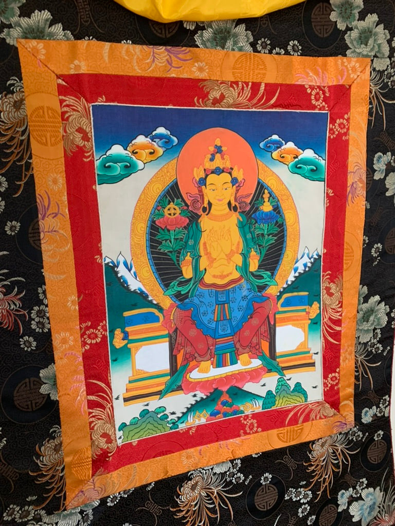 Maitreya Buddha Thangka