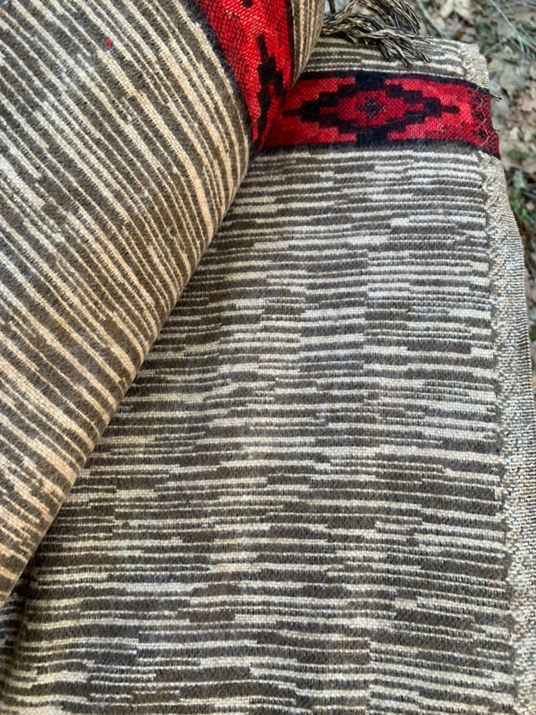 Himalaya Yak Wool Blanket - Modern Tribal Design