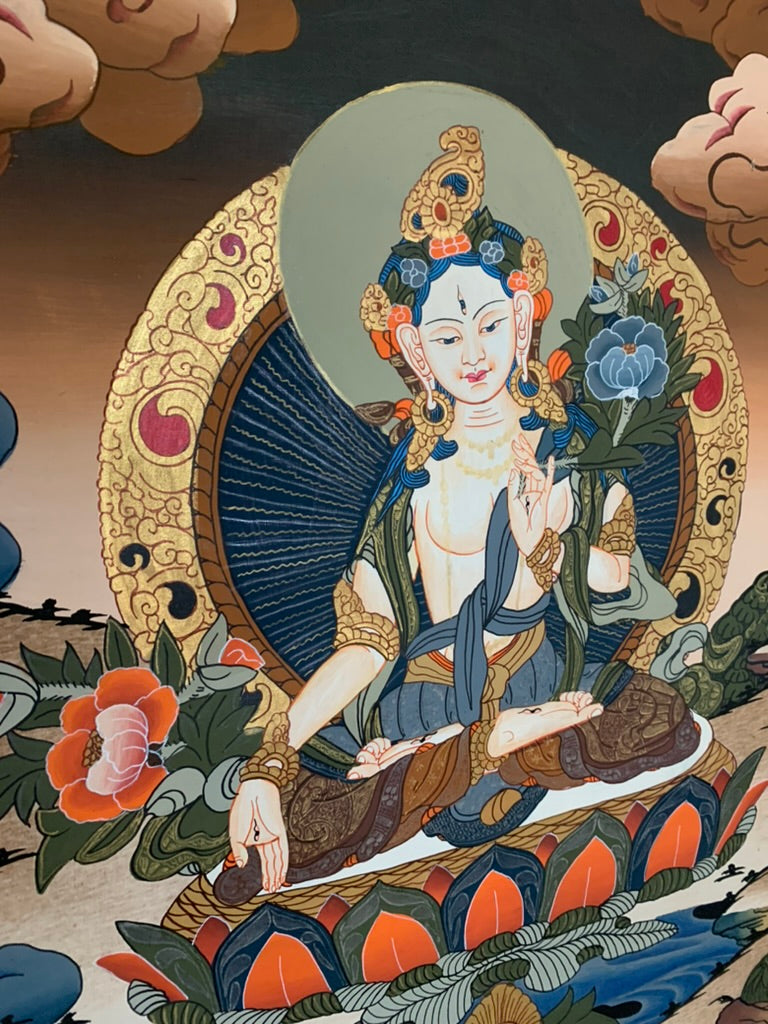 White Tara Thangka