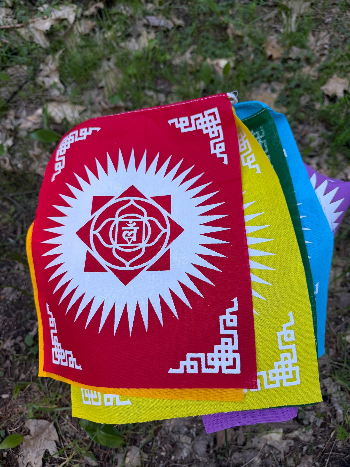 Chakra Mandala Prayer Flags