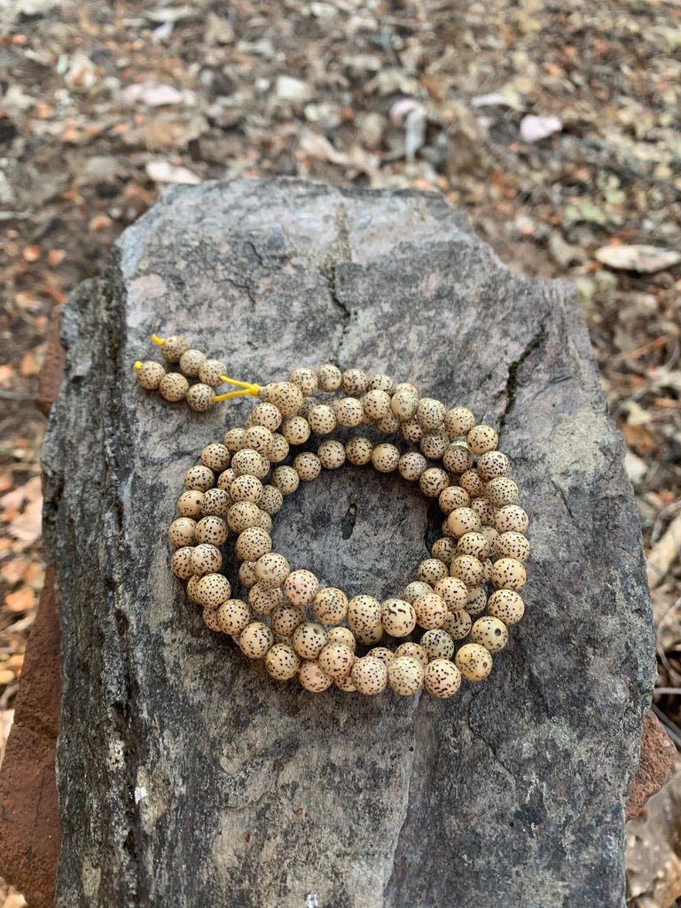 Lotus Seed Japa Mala Necklace
