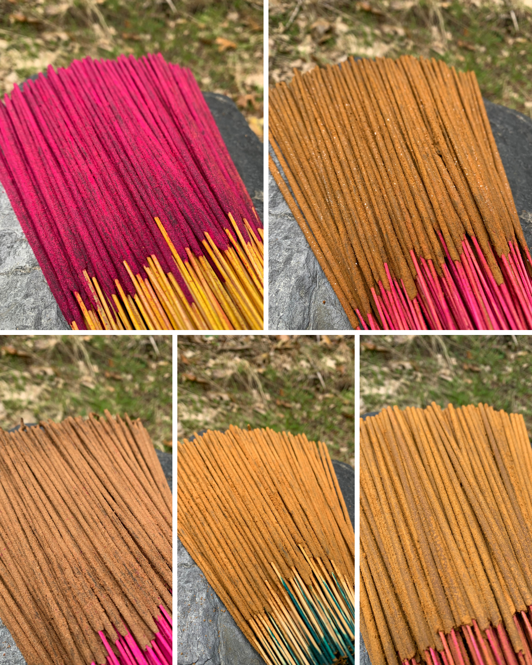 Anubhav Incense Sampler No. 1 – 5 Pack Indian Masala Incense Set (100g)