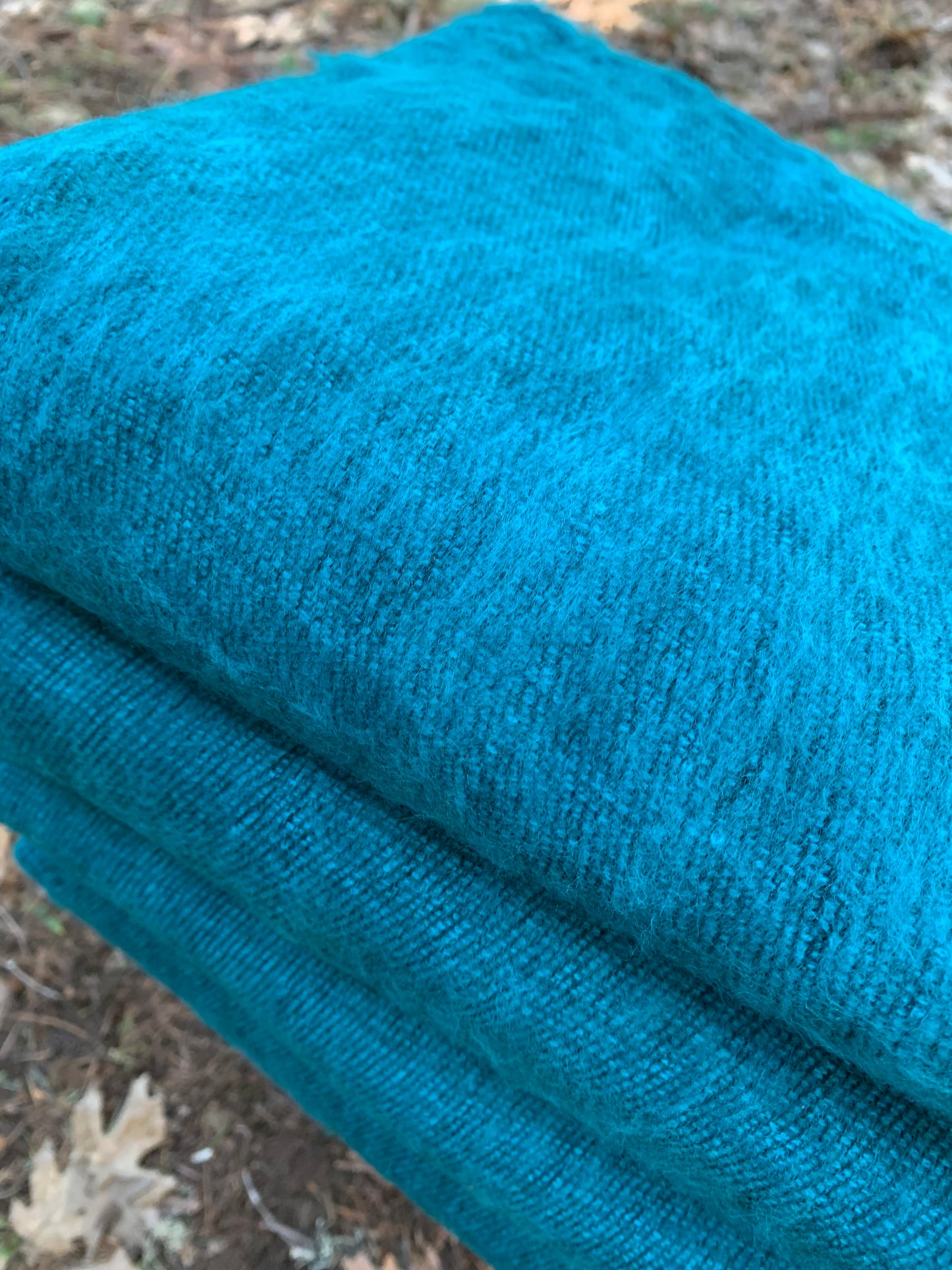 Himalayan Yak Wool Blanket - Aqua