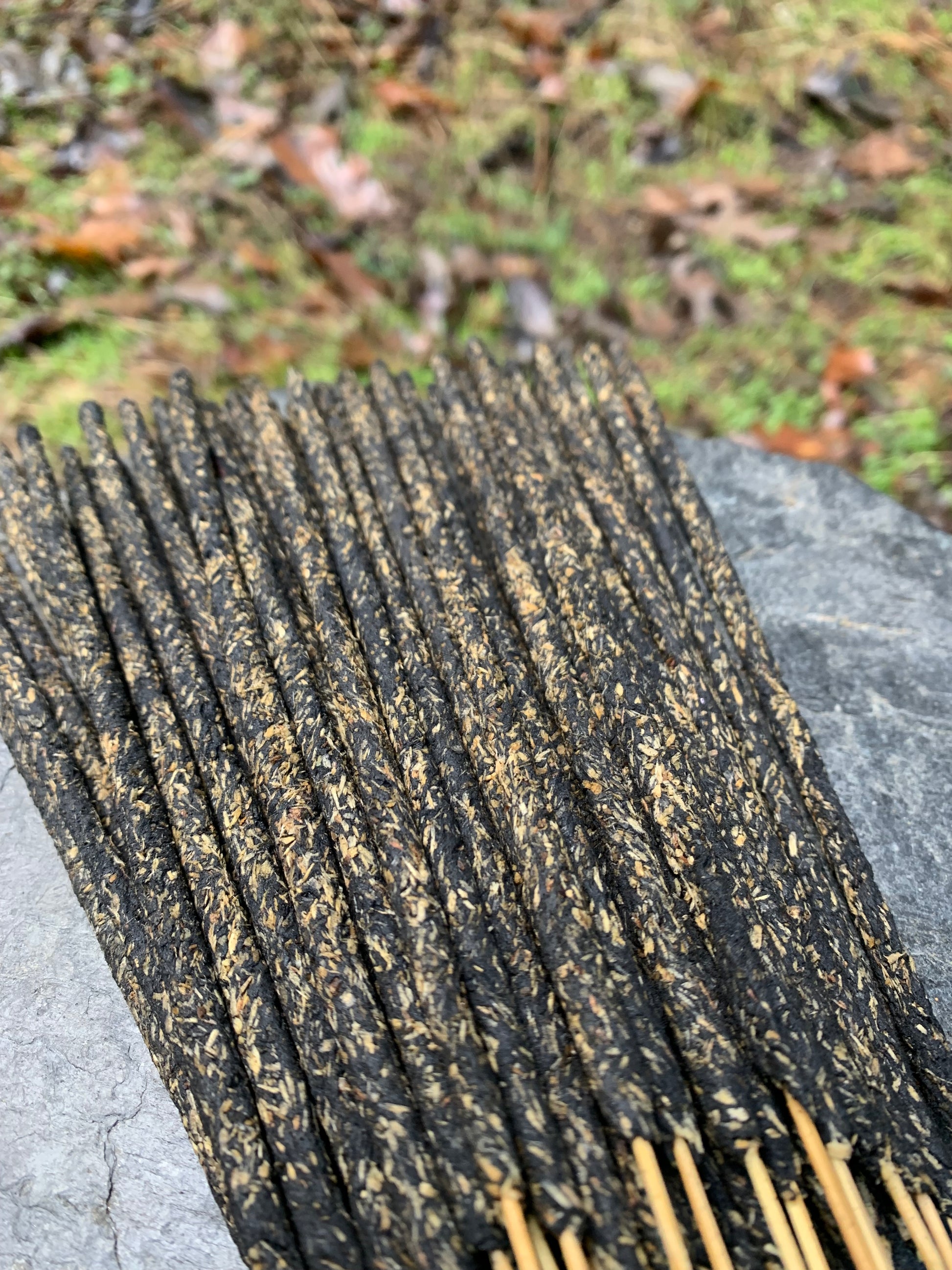 Premium Nag Champa incense burning with rich traditional fragrance