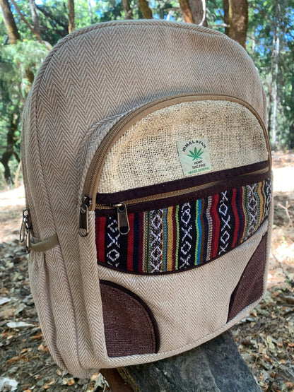 Hemp Backpack Handmade in the Nepal Himalayas