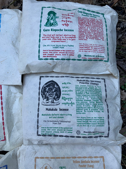 Tibetan Himalayan Incense Powders