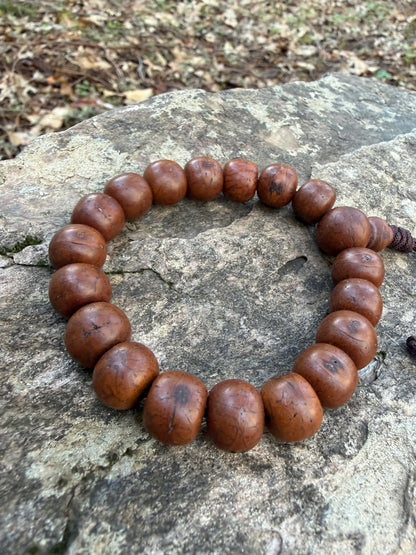 Special Dark Bodhi Seed Bracelet – Himalayan Meditation Wrist Mala
