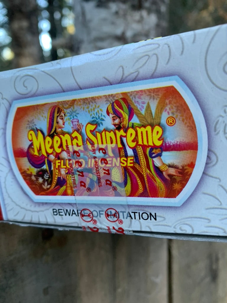 Meena Supreme Incense Wholesale box x12 packs