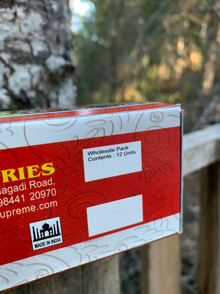 Meena Supreme Incense Wholesale box x12 packs