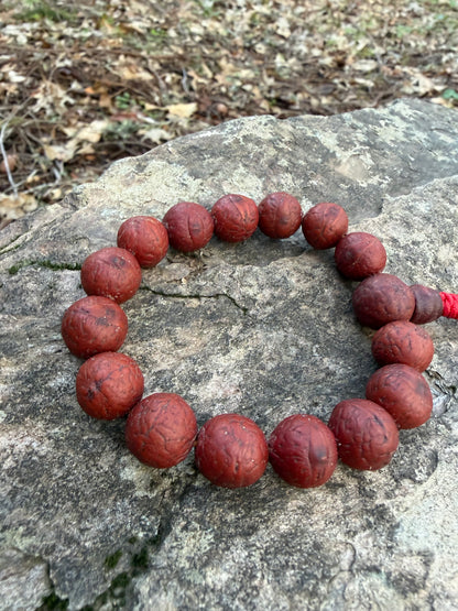 Special Boudhanath Bodhi Seed Bracelet – Himalayan Meditation Wrist Mala