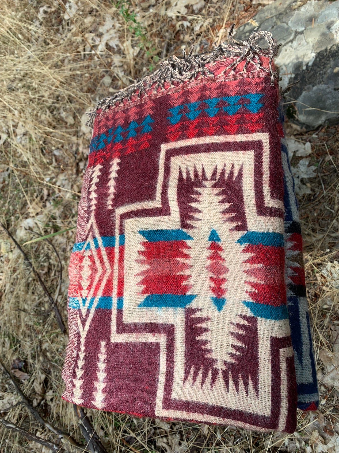 Handmade Yak Wool Blanket - Kathmandu Valley Throw from Nepal