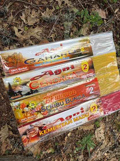 shop traditional balinese incense sticks collection from ubud bali indonesia