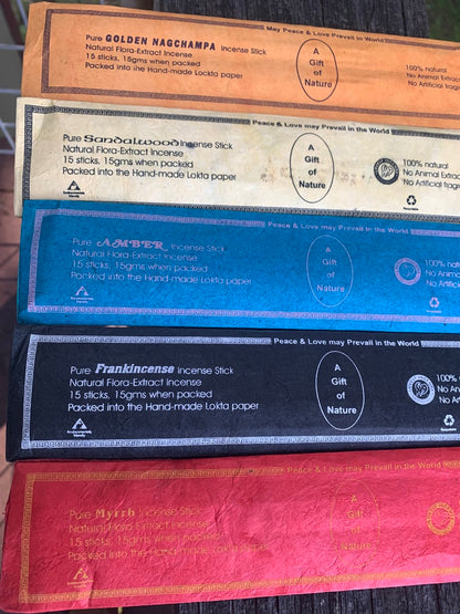All Natural Nepal Flora Incense Sticks