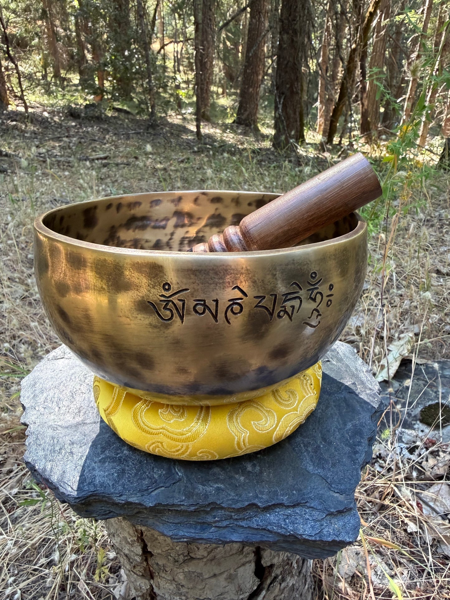 Handmade Nepalese singing bowl for meditation and sound healing