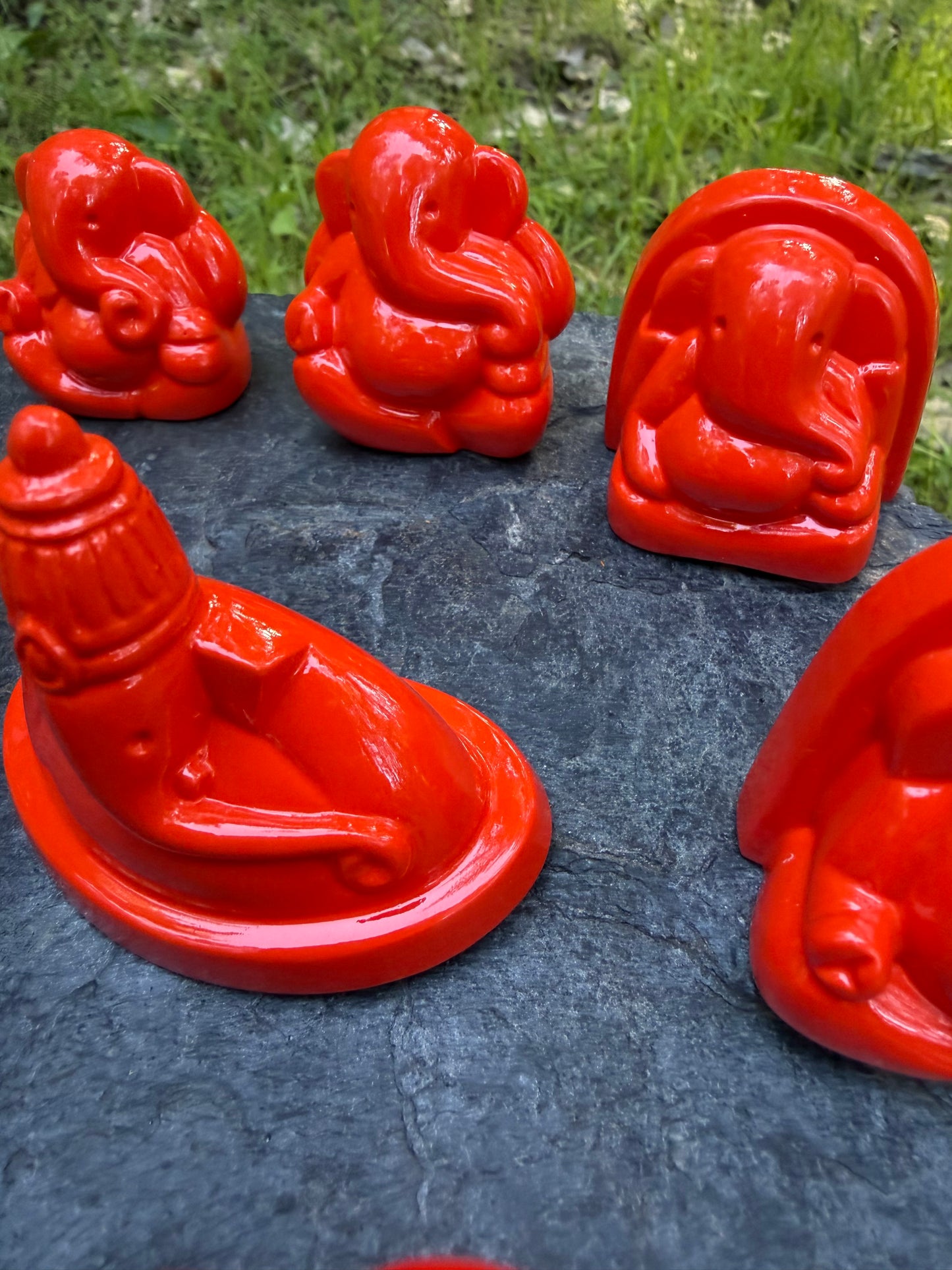 Ashtavinayak Ganpati Set - 8 Sacred Forms of Lord Ganesha | Mini Ganesh Murti Collection