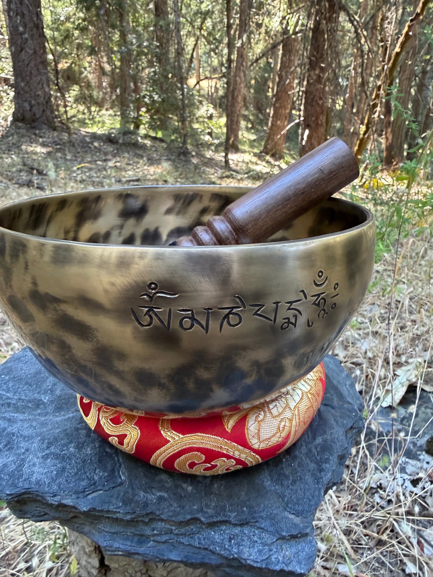 Traditional Nepalese meditation singing bowl