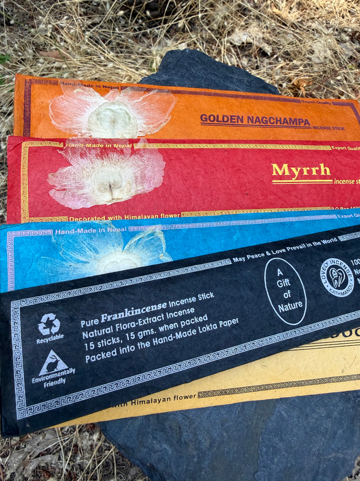 5 Pack Nepal Flora Incense Sticks