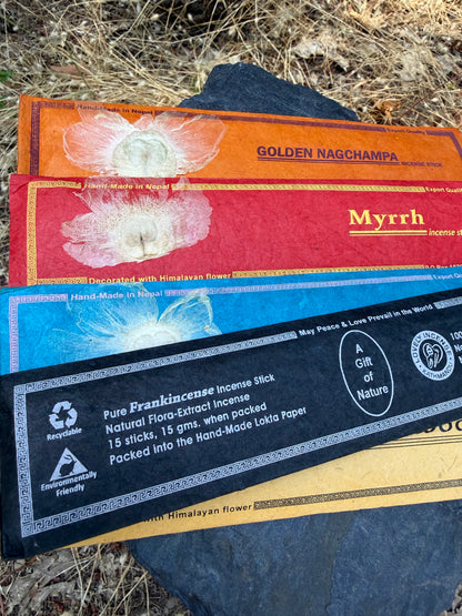 5 Pack Nepal Flora Incense Sticks
