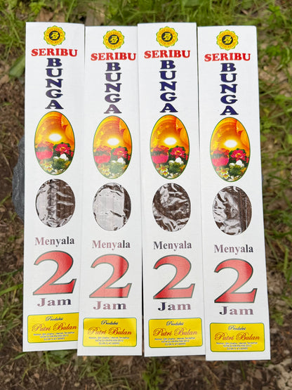 Seribu Bunga 1000 Flowers Incense - Dupa Harum Putri Bulan Balinese Incense Sticks