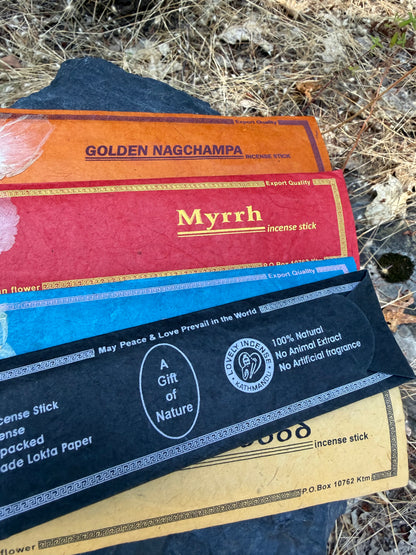 5 Pack Nepal Flora Incense Sticks