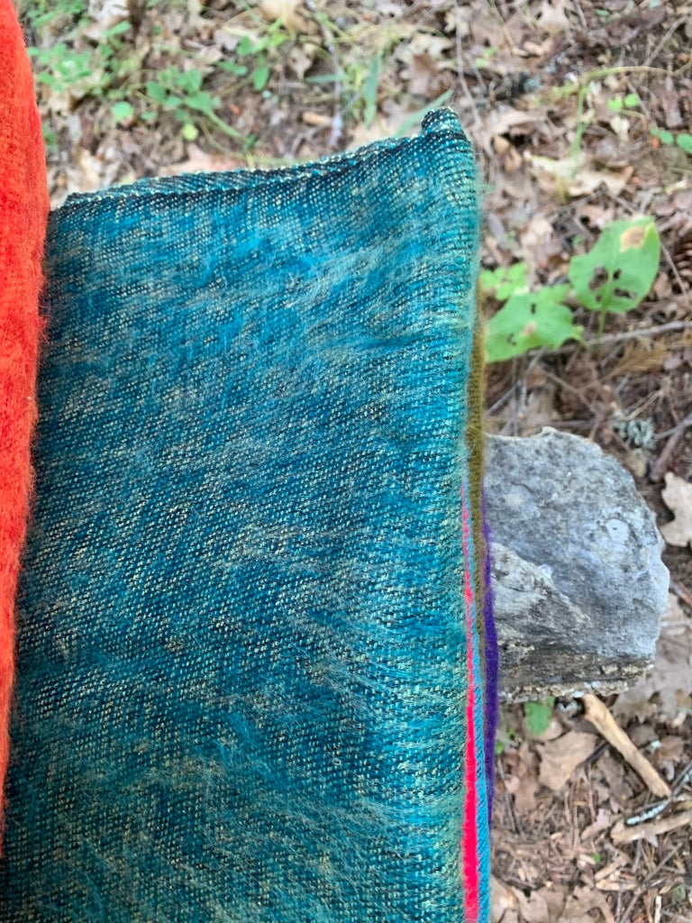 Soft handmade yak wool scarf from Nepal