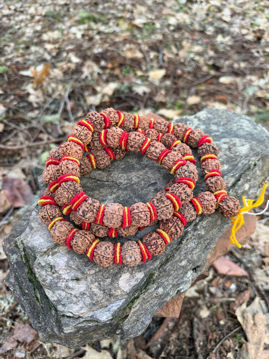 54 Beads Rudraksha Shiva Khanta Mala XL Size