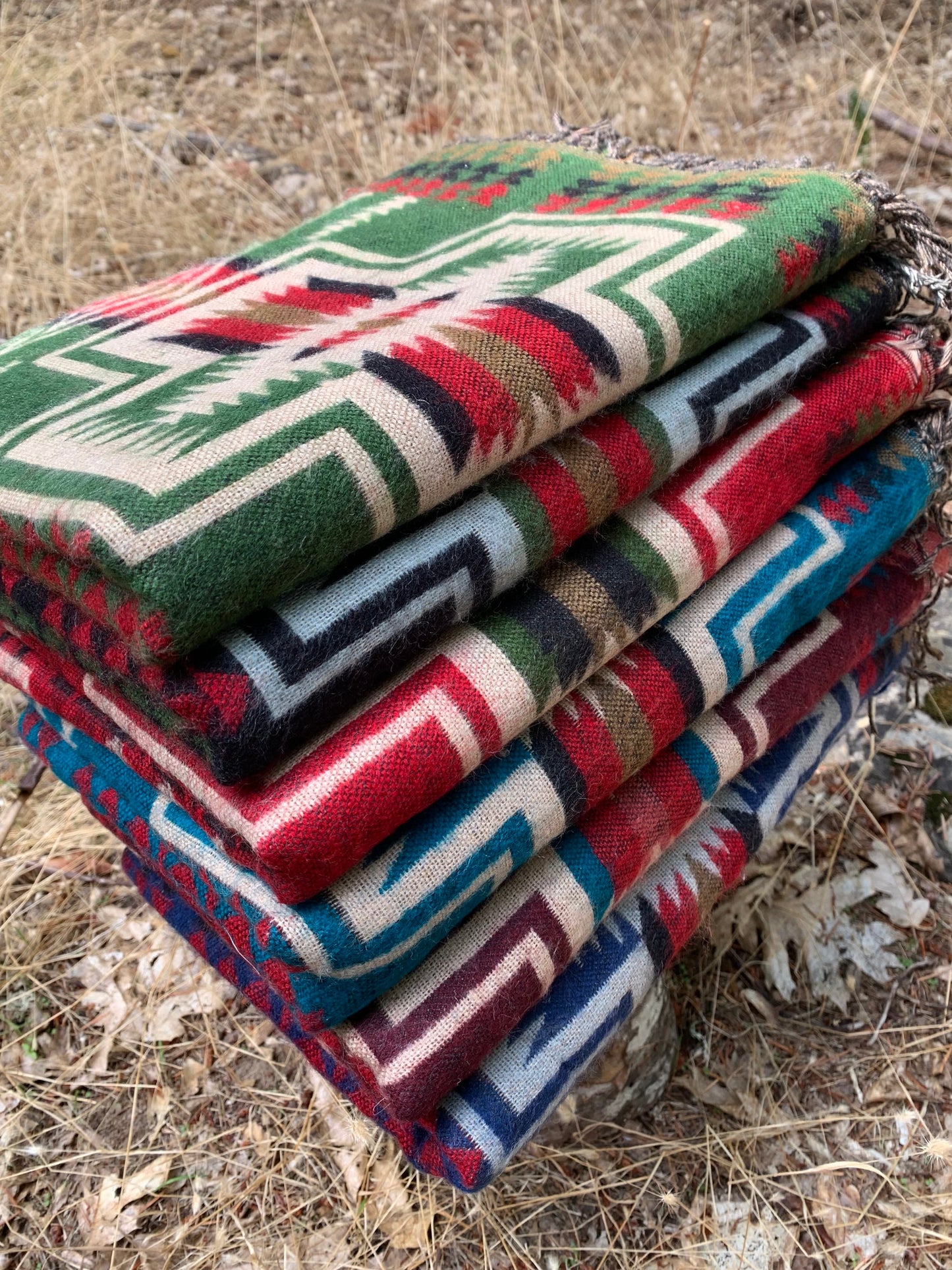 Handmade Yak Wool Blanket - Kathmandu Valley Throw from Nepal