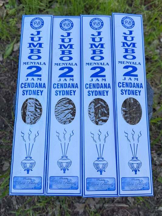 Cendana Sydney Sandalwood Incense - Dupa Harum Putri Bulan Jumbo (2 Hour Burn)