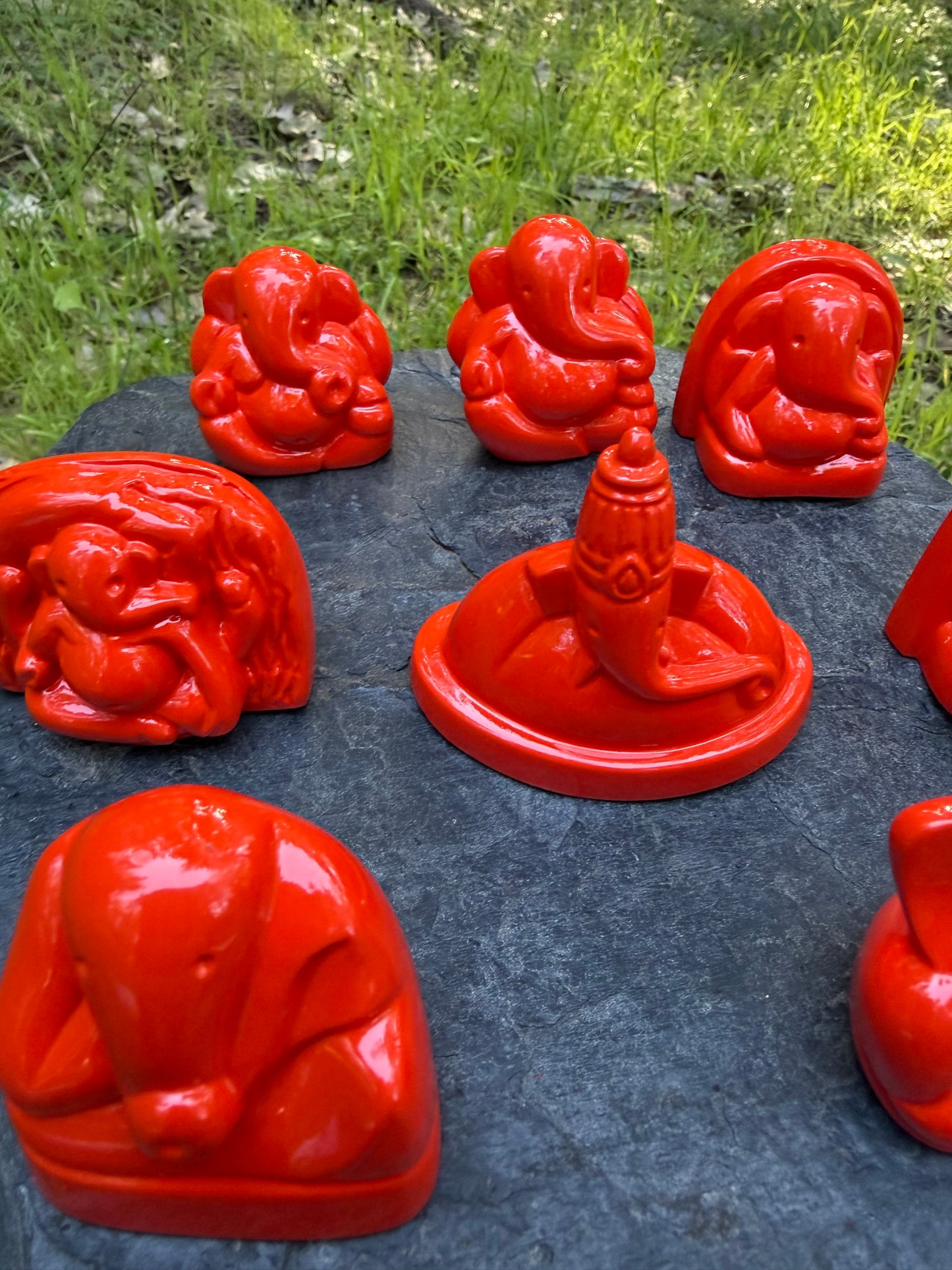 Ashtavinayak Ganpati Set - 8 Sacred Forms of Lord Ganesha | Mini Ganesh Murti Collection