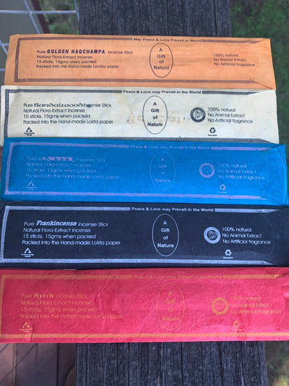 All Natural Nepal Flora Incense Sticks