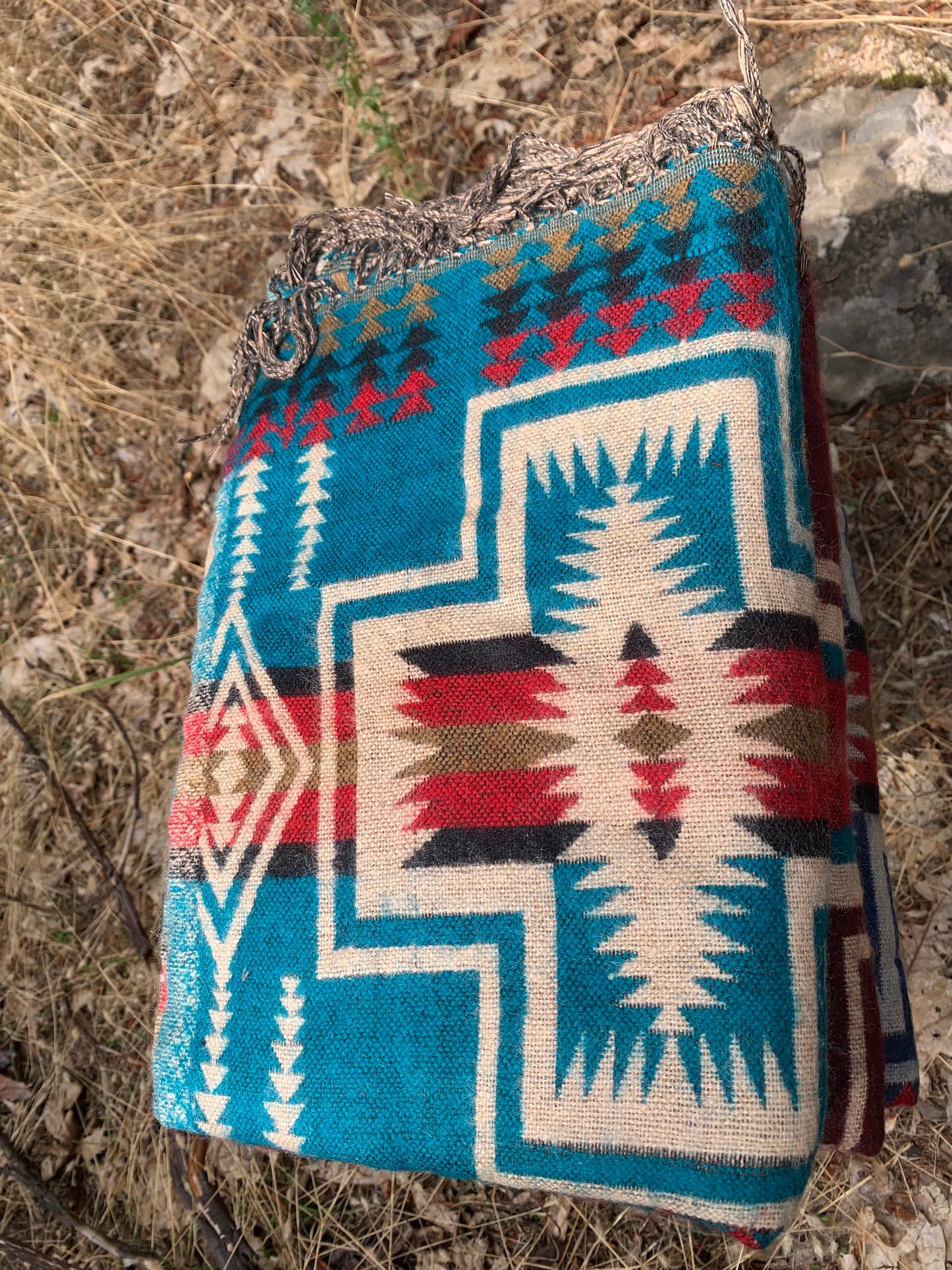 Handmade Yak Wool Blanket - Kathmandu Valley Throw from Nepal