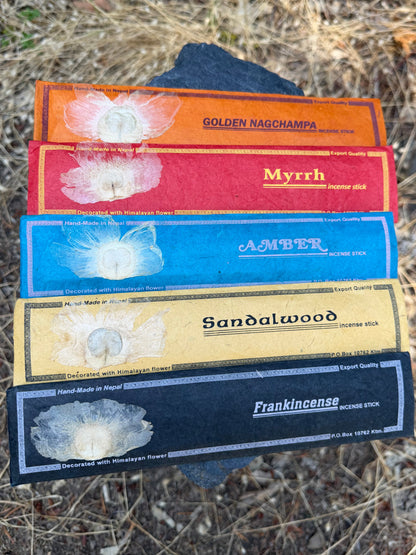 5 Pack Nepal Flora Incense Sticks