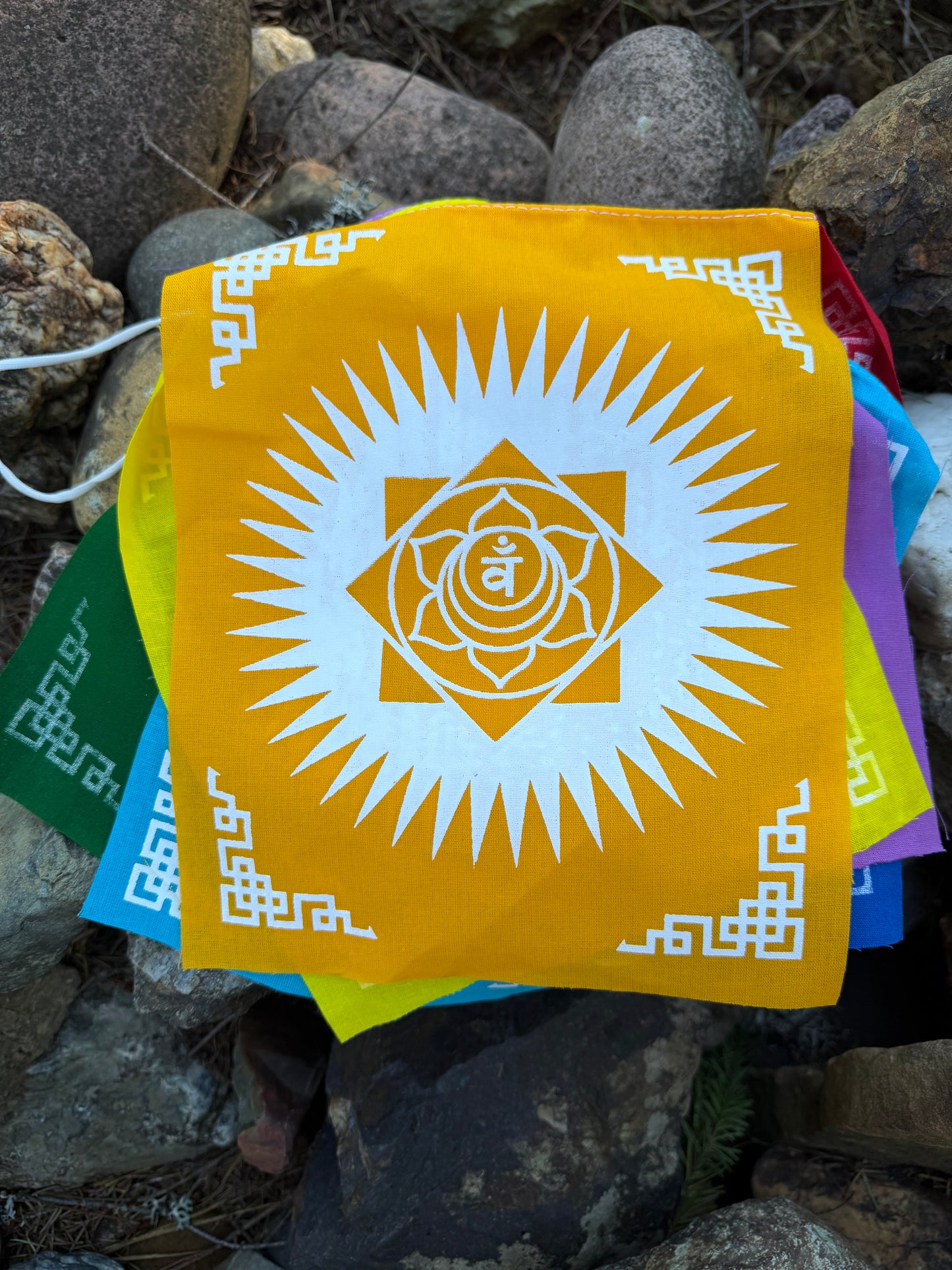 Chakra Mandala Prayer Flags