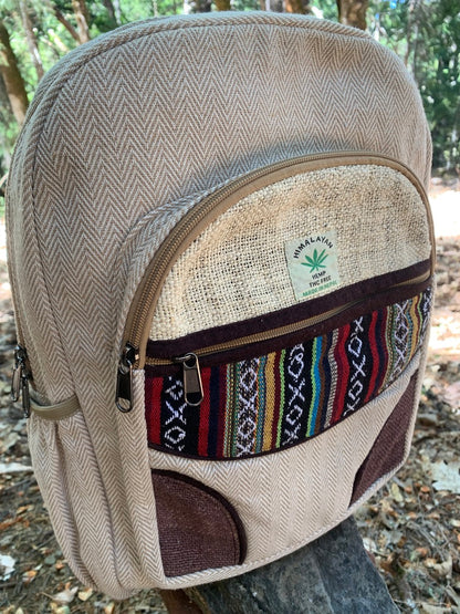 Hemp Backpack Handmade in the Nepal Himalayas