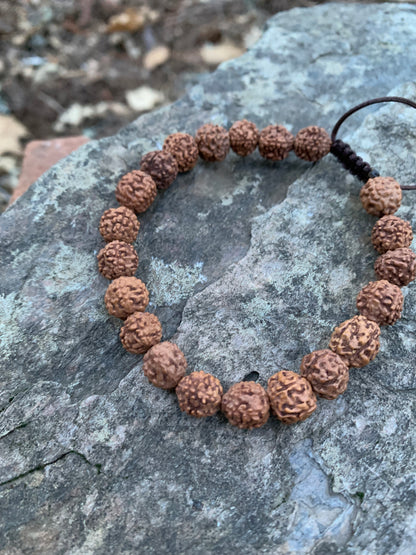 Rudraksha Seed Wrist Mala Bracelet