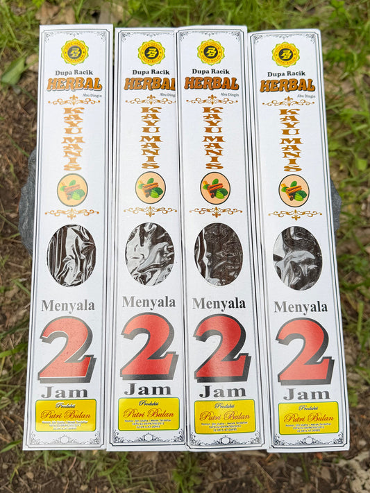 Kayu Manis Cinnamon Incense – Balinese Dupa Harum Putri Bulan