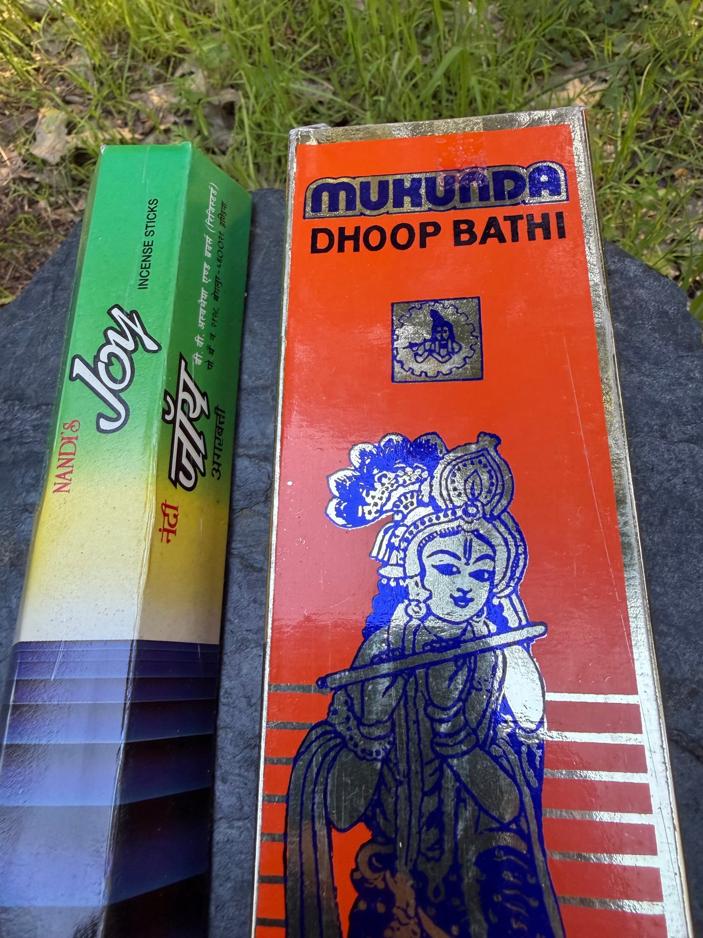 Nandi's Joy and Mukunda Dhoop Bathi Incense
