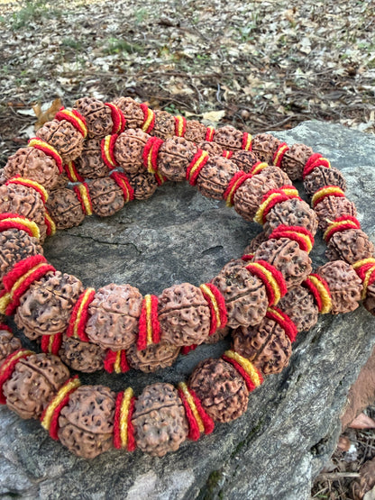 54 Beads Rudraksha Shiva Khanta Mala XL Size