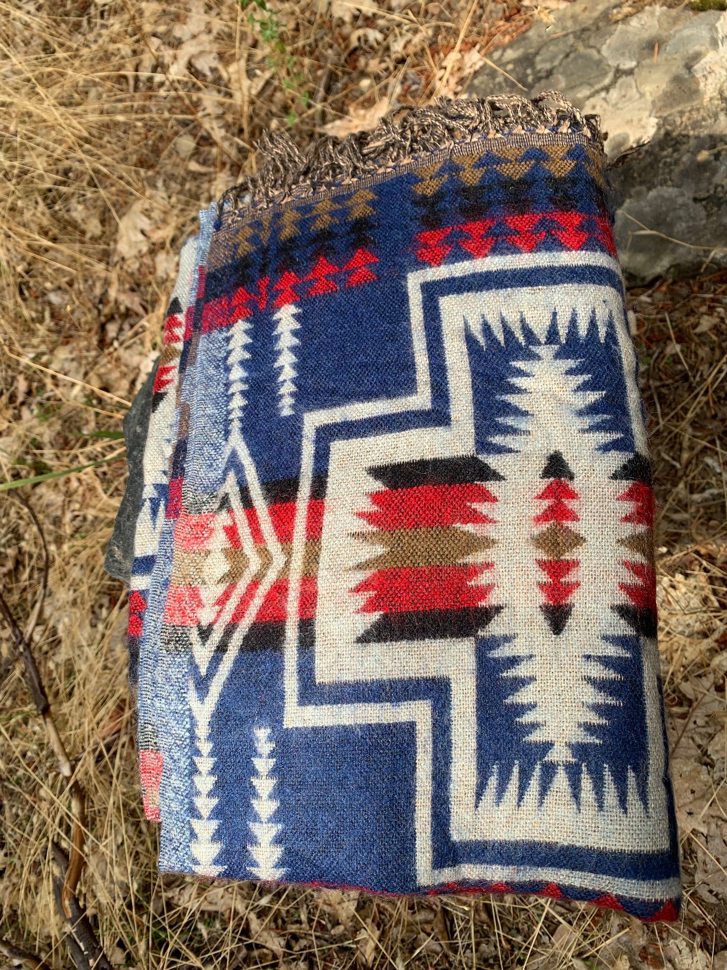 Handmade Yak Wool Blanket - Kathmandu Valley Throw from Nepal