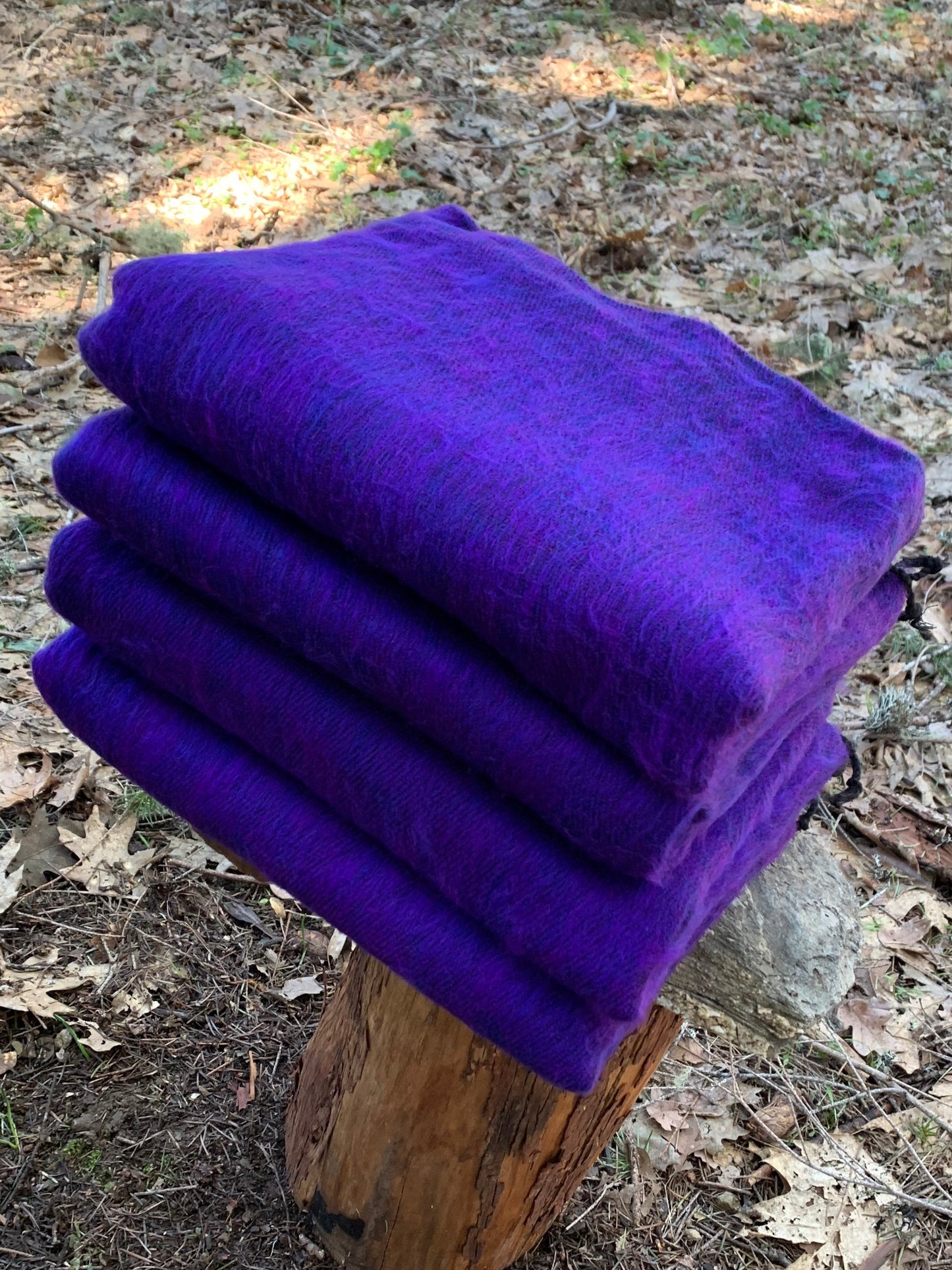 Himalayan Yak Wool Blanket - Purple