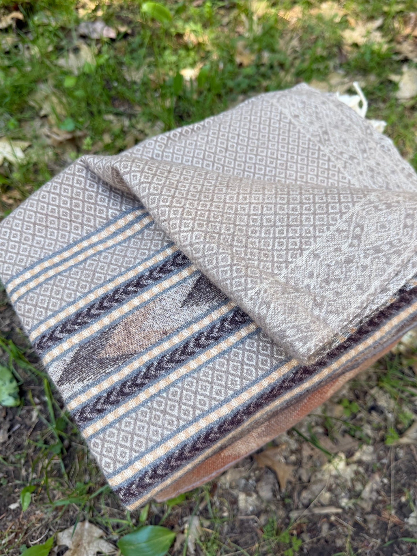 Extra Soft Himalayan Wool Blanket-Scarf-Wrap | Limited Artisan Blanket from the Highlands