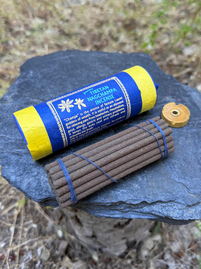 ancient tibetan nag champa incense handmade in nepal