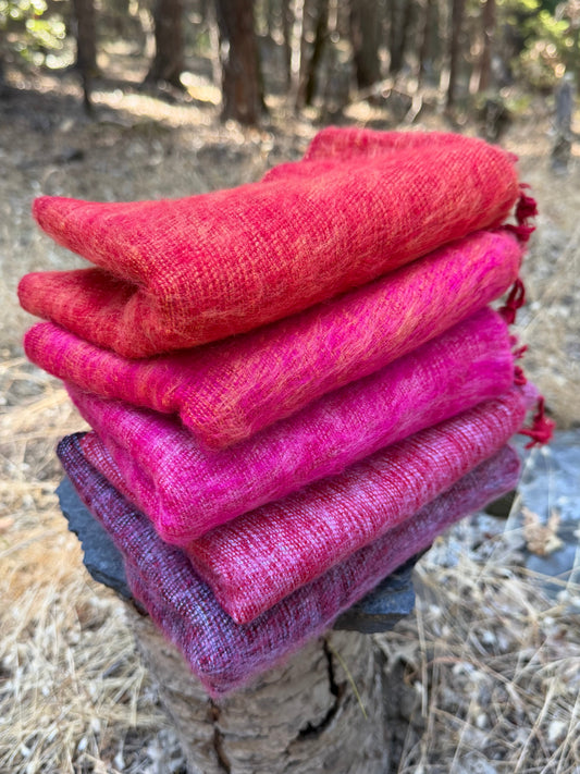 Handmade Himalayan Yak Wool Scarves from Nepal