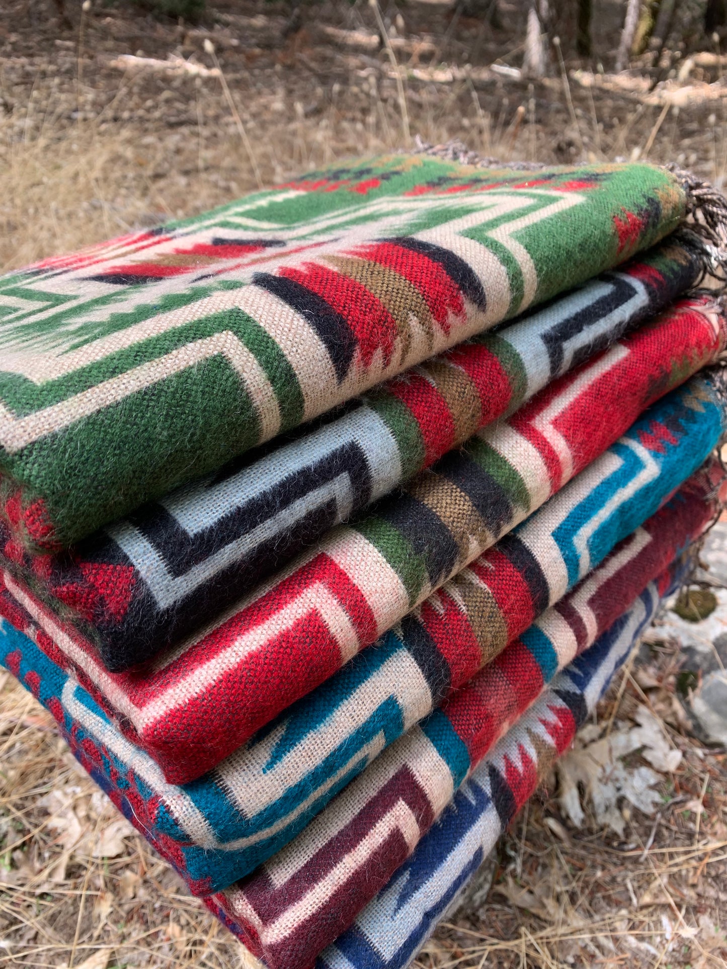 Handmade Yak Wool Blanket - Kathmandu Valley Throw from Nepal