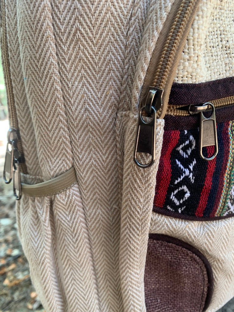 Hemp Backpack Handmade in the Nepal Himalayas