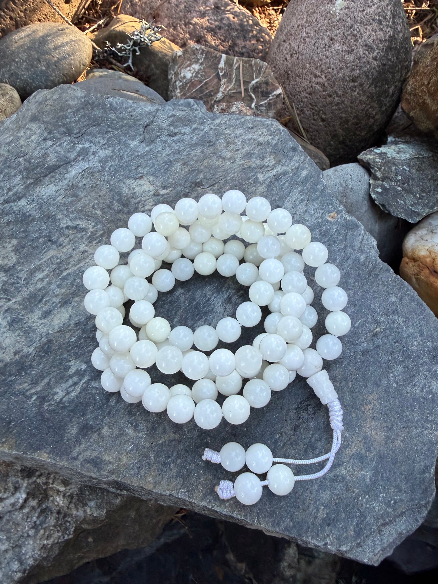 Conch Shell Japa Mala Necklace