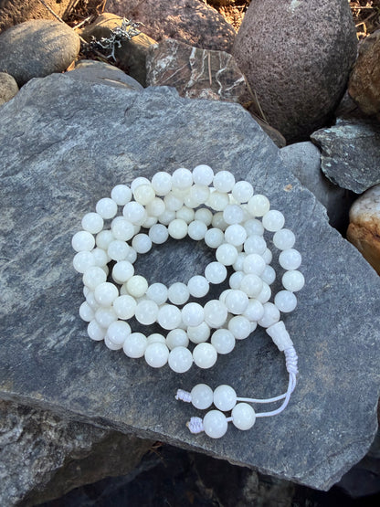 Conch Shell Japa Mala Necklace